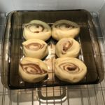 Proofing cinnamon rolls