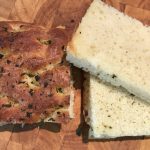 Focaccia alla Genovese with a fine crumb