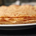 stack of cooked crepes