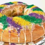 King Cake with all the trappings