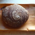 Rye bread round loaf