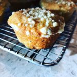 Lemon poppy seed muffin cooling